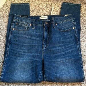 Madewell Women’s 10inch High Rise Skinny Jean 32 NWT